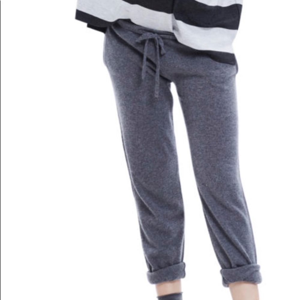 Hatch Maternity charcoal cashmere jogger sz1 NWOT